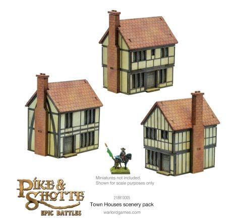 Pike & Shotte  Epic  Battles  -  Town  Houses  Scenery Pack