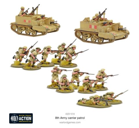 Bolt Action British 8th Army Carrier Patrol