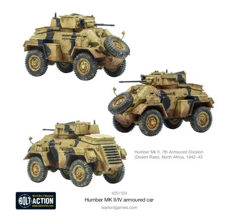 Bolt Action Humber Mk II/IV Armoured Car