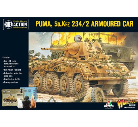 Bolt Action Puma Sd.Kfz 234/2 Armoured Car