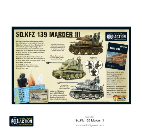 Bolt Action SD.KFZ 139 Marder III