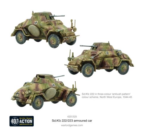 Bolt Action Sd.Kfz 222/223 Armoured Car