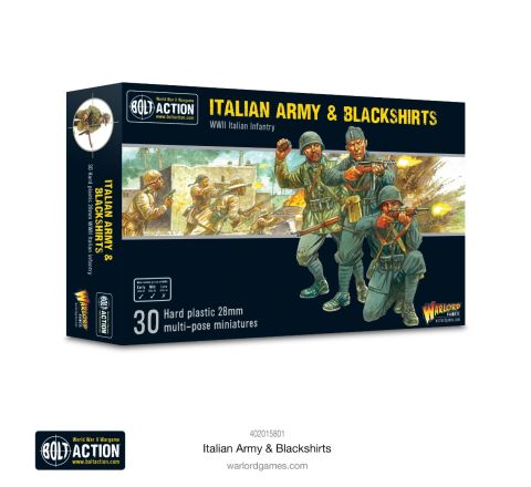 Bolt Action Italian Army & Blackshirts Plastic Boxed Set