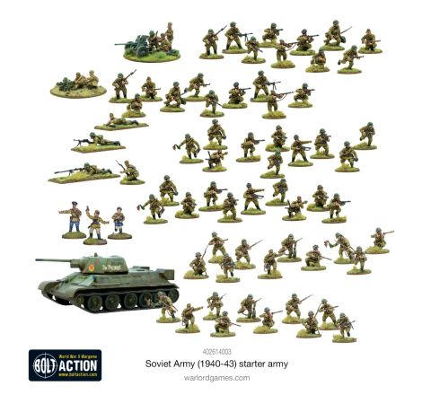 Bolt Action Soviet Army (1940-43) Starter Army