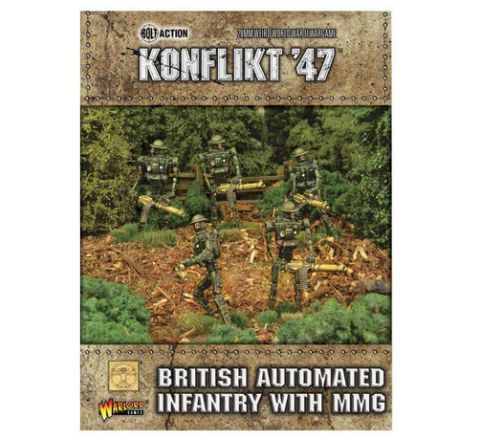 Konflikt '47 British Automated Infantry with MMG box set