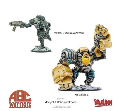 Warlord Games ABC Warriors: Mongrol & Robo-Paratrooper