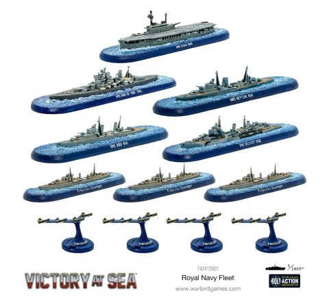 Warlord Games Victory at Sea Royal Navy Fleet