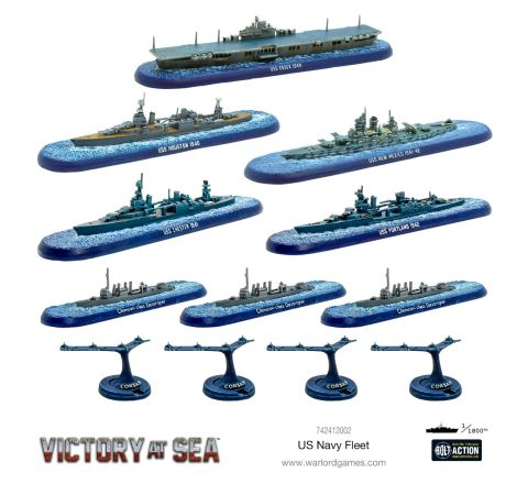 Warlord Games Victory at Sea US Navy Fleet