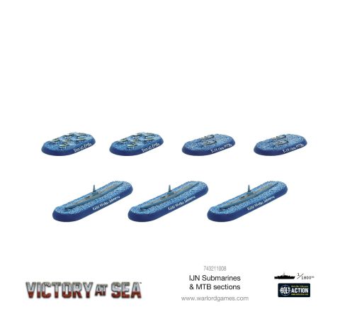 Warlord Games Victory at Sea IJN Submarines & MTB Sections