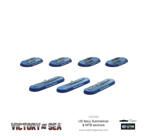 Warlord Games Victory at Sea US Navy Submarines & MTB Sections