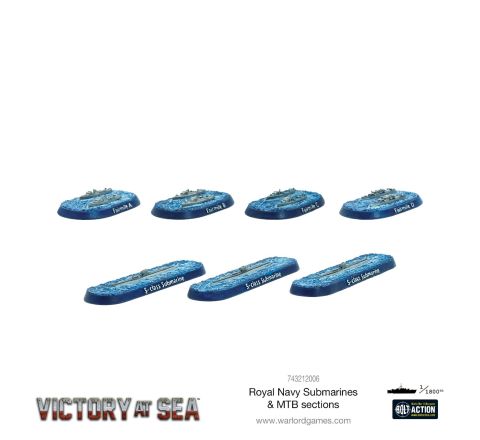 Warlord Games Victory at Sea Royal Navy Submarines & MTB Sections