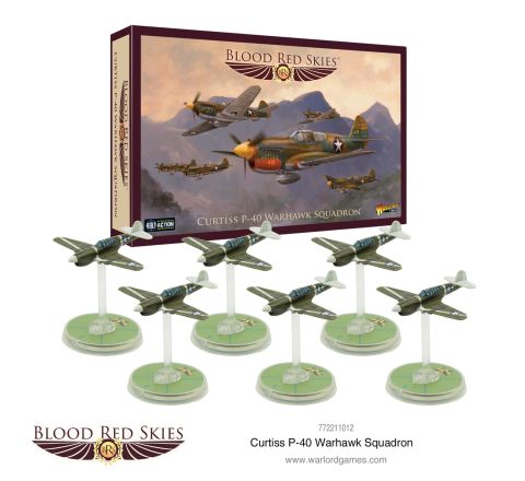Warlord Games Blood Red Skies P-40 Warhawk Squadron