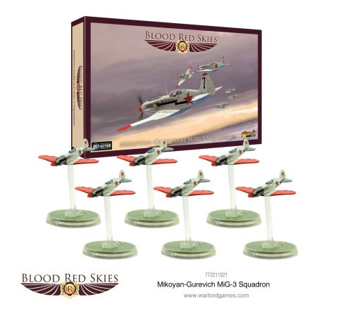 Warlord Games Blood Red Skies Mikoyan-Gurevich MiG-3 Squadron
