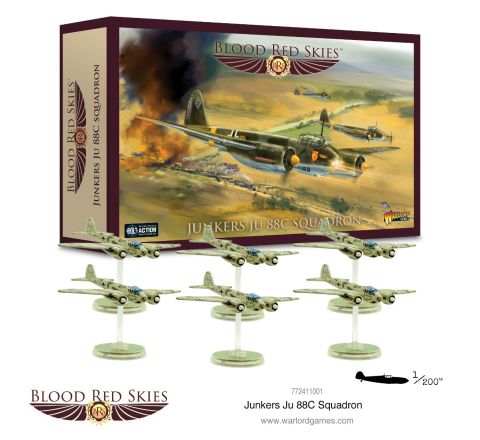 Warlord Games Blood Red Skies Junkers Ju 88C Squadron