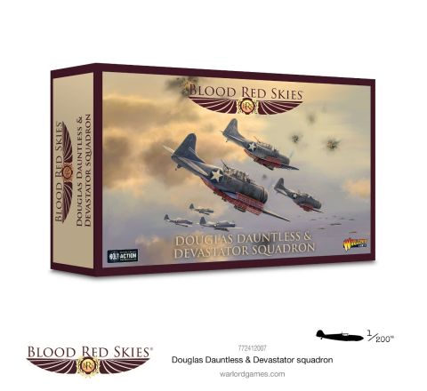 Warlord Games Blood Red Skies Douglas Dauntless & Devastator Squadron