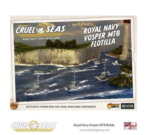 Warlord Games Cruel Seas Royal Navy Vosper MTB Flotilla