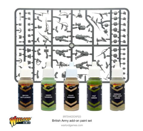 Warlord Games British Army Add On Paint Set