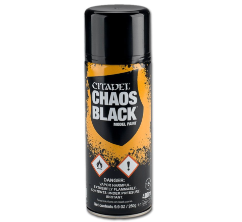 Citadel Colour Spray: Chaos Black