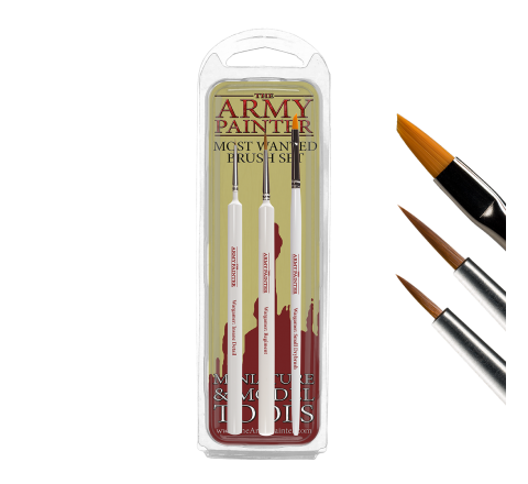 The Army Painter Wargamer Brush: Most Wanted Brush Set