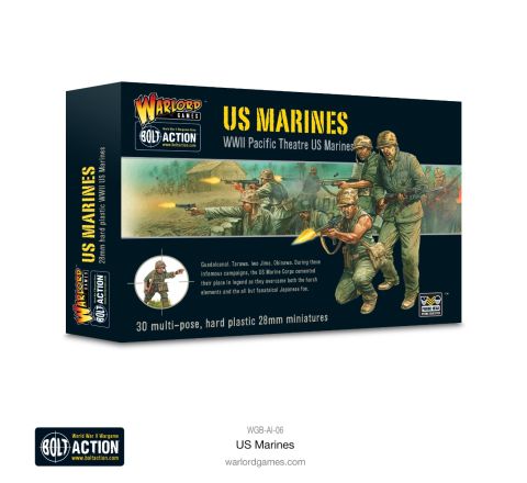 Bolt Action US Marines Plastic Box Set