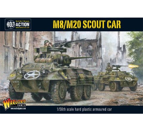 Bolt Action M8/M20 Greyhound Scout Car (Plastic Box)