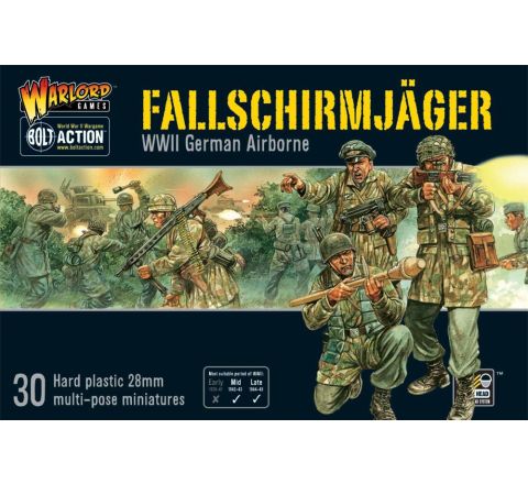 Bolt Action Fallschirmjager Plastic Infantry Box Set