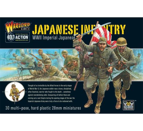 Bolt Action Imperial Japanese Infantry Plastic Boxed Set