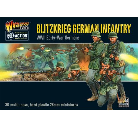 Bolt Action Blitzkrieg German Infantry Plastic Boxed Set
