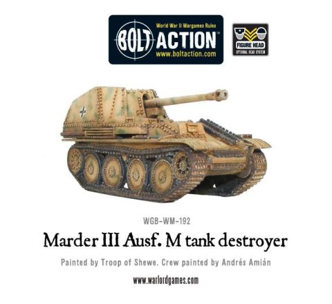Warlord Games Bolt Action Marder III Ausf. M Tank Destroyer